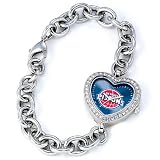 NBA Women's BH-DET Heart Collection Detroit Pistons Watch