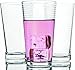 Circleware Theory Huge Drinking Glasses, Set of 10, 17 oz., Clear