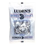 Ludens Throat Drops, Honey Licorice, 12 Boxes of 30 drops