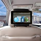 TFY Kindle Fire HD 7" Car Headrest Mount, Fast-Attach Fast-Release Edition, Black (will only fit Kindle Fire HD 7")