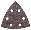 Bosch SDTR042 Detail Triangle, Hook & Loop Sanding Sheet, Red, 40 Grit, 25 Pack