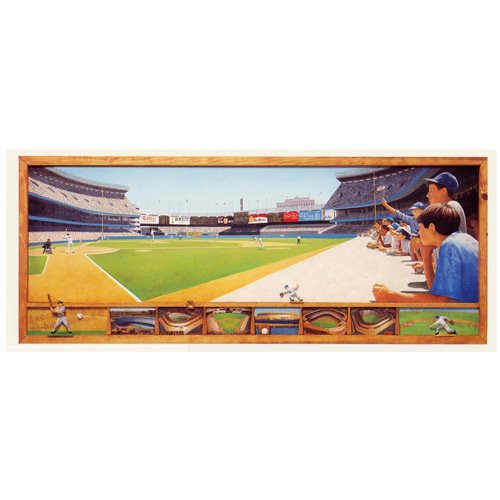 Good Sports Art New York Yankees Fourth of July Lithograph by Goodsportsart