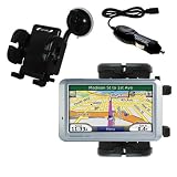 Garmin Nuvi 710 Flexible Auto Windshield Holder with Car Charger - Uses Gomadic TipExchange