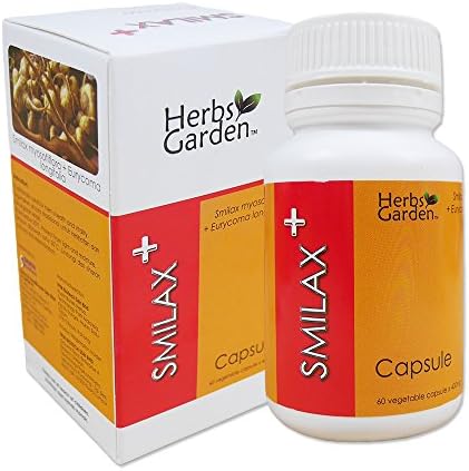 Herbs Garden Smilax+ Tongkat Ali &amp; Ubi Jaga Male Enhancment Formula 60 Caps