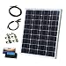 from Photonic Universe 40W 12V solar panel kit with 10A charge controller, brackets and cables - complete kit for your camper, boat or any 12V system Model PU-40M-KIT