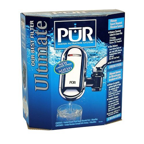 Pur Ultimate FM-8100 Faucet Mount Vertical Filtration System, Chrome