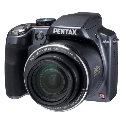 PENTAX デジタルカメラ X90 1200万画素 光学26倍ズーム 広角26mm 2.7型液晶 1cmマクロ