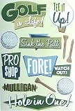 Karen Foster Cardstock Stickers-Golf