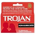 Trojan Non-Lubricated: 12-Pack of Condoms