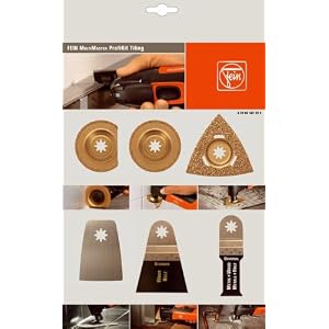 Fein 63903167399 MulltiMaster Profkit Tile Blades for Fein MultiMaster
