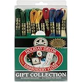 DMC 117F25-HDAY Embroidery Holiday Decor Floss Pack, Assorted Color, 8.7-Yard, 30/Pack