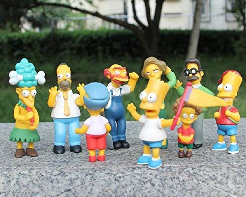 The Simpsons 14 Piece Figure Set Featuring Minifigure