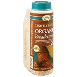 Edward & Sons Organic Breadcrumbs, Lightly Salted, 15-Ounce Canisters (Pack of 6)