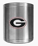 Georgia Bulldogs G Logo Stainless Steel Can Cooler (Set of 4)