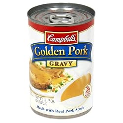 Campbell's Golden Pork Gravy, 10.5-Ounce Cans (Pack of 24)