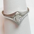 14K White Gold Diamond Engagement Ring