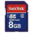 SanDisk SecureDigital High Capacity Card, 8GB Speicherkarte