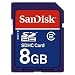 SanDisk SecureDigital High Capacity Card, 8GB Speicherkarte