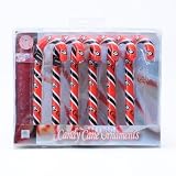 Georgia Bulldogs NCAA Candy Cane Ornament Set of 6