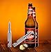 Chill-O Solid Stainless Steel Beer Bullet Bottle Opener Set of 2 Elegantly Designed Perfect Gift for All Occasions + Gift Box