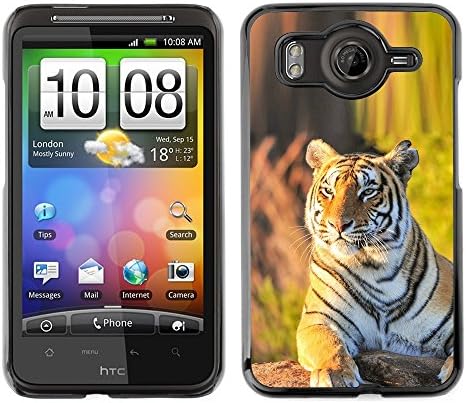 Licase Hard Protective Case Skin Cover - tigr zver vzglyad zelen - HTC G10