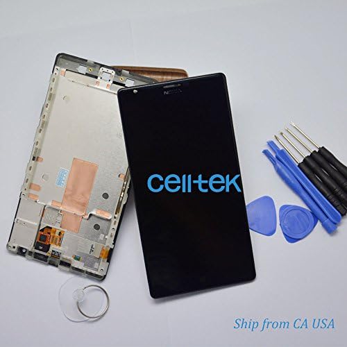 New Genuine LCD Assembly Touch Screen Digitizer Panel For Nokia Lumia 1520 W/Frame + Tool