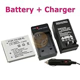 Canon NB-6L Compatible Li-Ion Battery + Battery Charger for PowerShot D10 / PowerShot SD1200 IS / PowerShot S90 / PowerShot SD3500 IS Digital Camera