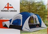 Nordic Cross 16' x 10' 80 2 Room Villa Dome with Sun Porch Tent - Sleeps 8