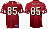 Vernon Davis San Francisco 49ers #85 Authentic Reebok NFL Football Jersey (Burgundy)