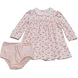 Ralph Lauren(ラルフローレン) 丸襟ベロア花柄ワンピース(Pink) 18M(12-18ヶ月) [並行輸入品]