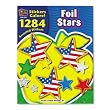 Teacher Created Resources 4227 Teacher Created Resources Sticker Books, Foil Stars, 1,284 Stickers/pack