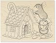 Stampendous Wood Stamp, Gingerbread House