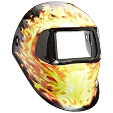 3M Speedglas Blazed Welding Helmet 100, Welding Safety 07-0012-00BZ, without Headband and 3M Speedglas Auto-Darkening Filter