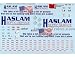 Microscale O Scale Tank Truck Decal Set - Haslam Septic w/US Flag & Bin Laden Slogan (2001+)