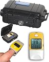 Finger Pulse Oximeter LCD with case SPO2