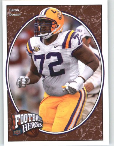 2008 Upper Deck Heroes #147 Glenn Dorsey RC - Kansas City Chiefs (RC - Rookie Card)(Football Cards)