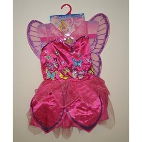 Barbie Mariposa Butterfly Dress and Wings Sizes 4-6 by