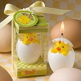 Babyâ?TMs Big Day Collection hatching chick candles