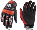 Fox Racing Honda Dirtpaw Men's MotoX Motorcycle Gloves - 2009 Model - Color: Red, Size: Medium