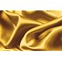 Soft Silky Satin Solid Bronze Gold 4pc Deep Pocket Sheet Set for Queen Bed