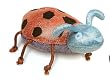 The World Of Eric Carle THE VERY HUNGRY CATERPILLAR - THE GROUCHY LADYBUG FINGER PUPPET 5" Plush