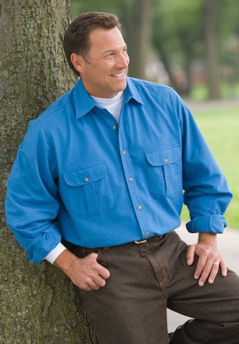 KingSize Big & Tall Chamois Solid Flannel Shirt