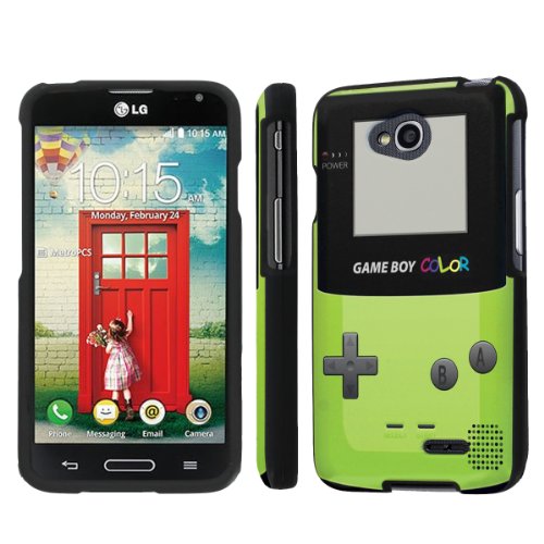 NakedShield LG Optimus L70 (Game Boy Color) Total Hard Armor LifeStyle Phone Case