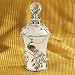 Jewel Peacock White Floral Perfume Bottle Fragrance Container Décor