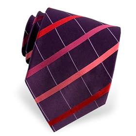 Violette by BCBG Attitude purple silk ties