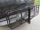 60 Truck Car Mounted Folding Cargo Carrier Basket Luggage Rack Hitch Hauler