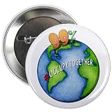 Occupy the Globe WE ARE THE 99% OWS Protest 2.25 inch Pinback Button Badge