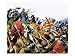 Unidentified Battle Scene with Armoured Cavalry Horses Used Against Enemy with Spears Art Giclee Poster Print by English School, 24x18