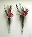 Set of Glass Pocket Wall Sconce Vases for Flowers