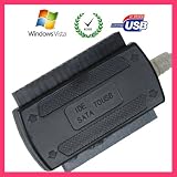 USB 2.0 to IDE SATA Adaptor Cable Kit with power adapter 2.5 3.5 Hard Drive HDD